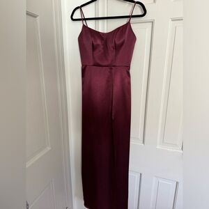 Jenny Yoo Chase Satin Crepe Dress